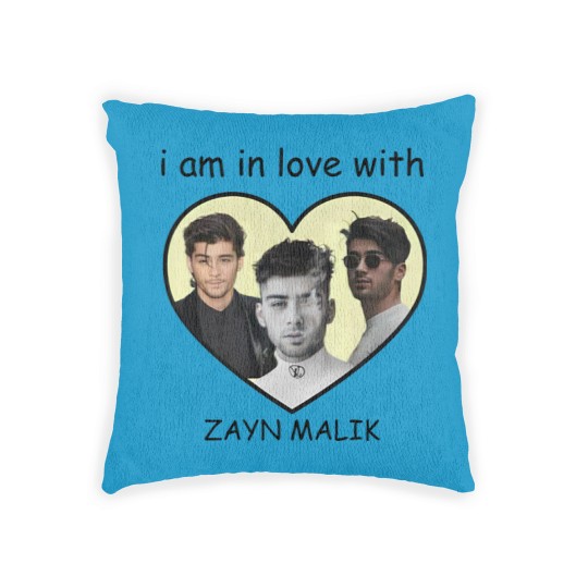 Discover Zayn Malik I am in love with Zayn Malik  White Graphic Woven Pillows