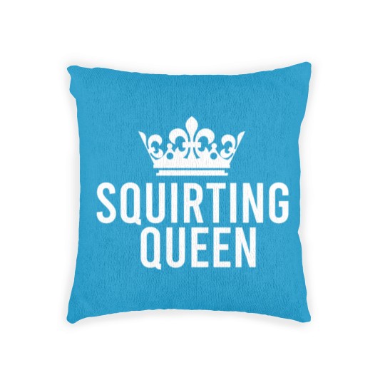 Discover Squirting Queen For Women Adult Rude Humor Gift Woven Pillows