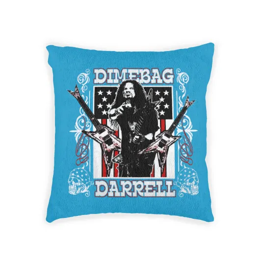 Discover Dimebag Darrell Mayhem Skull Band Woven Pillows