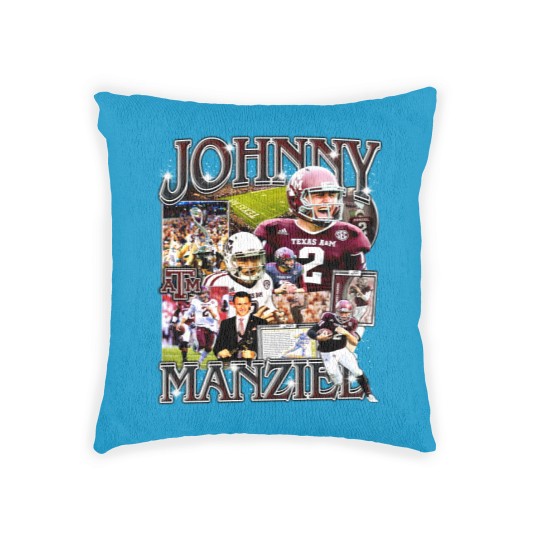 Discover Johnny Manziel Vintage Style Bootleg Woven Pillows, Johnny Manziel Woven Pillows