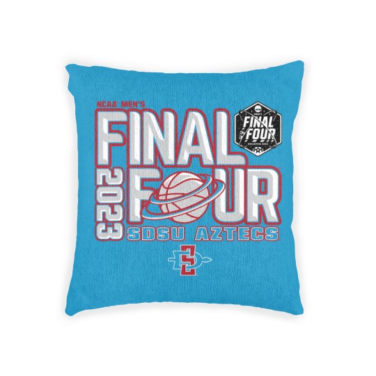 Discover San Diego State Aztecs Final Four Basketball Dunk Black Woven Pillows