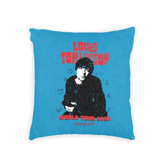 Discover Louis Tomlinson Woven Pillows, Faith in the future world tour Woven Pillows