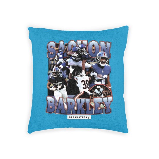 Discover Sterling Shepard Saquon Barkley Woven Pillows, Saquon Barkley Dreams Woven Pillows