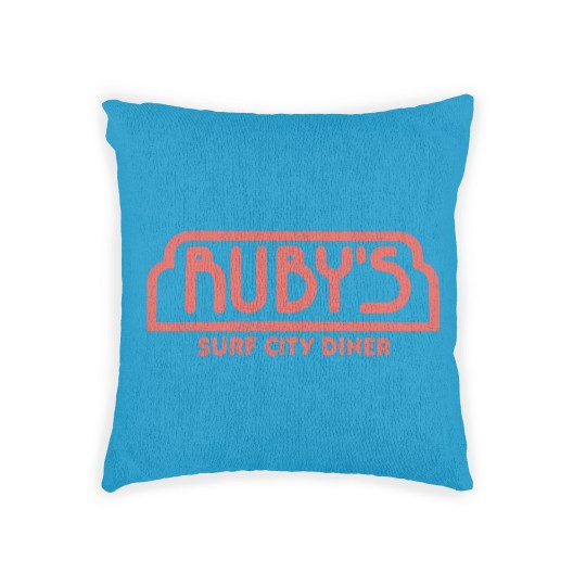 Discover Ruby's Diner - Huntington Beach Pier - Rubys Diner - Woven Pillows
