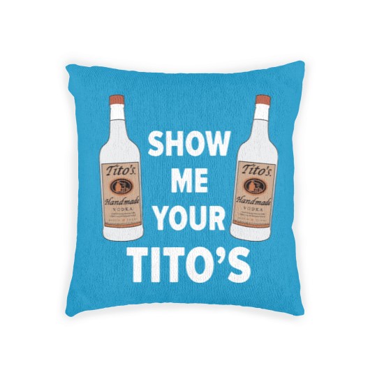 Discover TITOS Vodka Woven Pillows - Tito Vodka Handmade Unisex