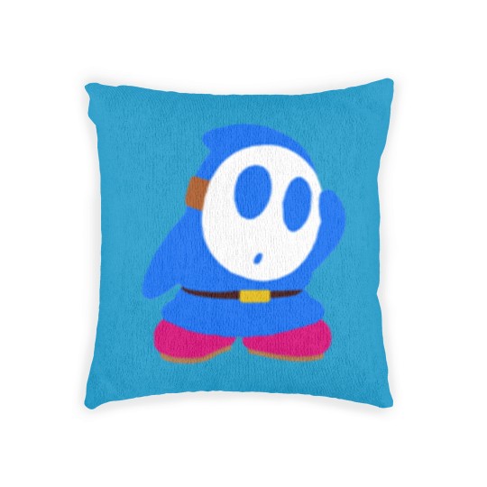 Discover Blue Shy Guy Woven Pillows