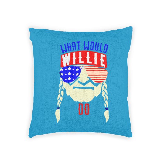 Discover What Would Willie Nelsonn What Would Willie Nelsonn Woven Pillows