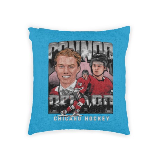 Discover Connor Bedard Chicago Vintage - Connor Bedard - Woven Pillows