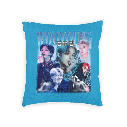 Discover Wooyoung Woven Pillows | Ateez Woven Pillows | Wooyoung Woven Pillows | Song Min-Gi Woven Pillows