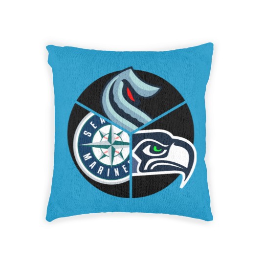 Discover Seattle Sports | Active Woven Pillows