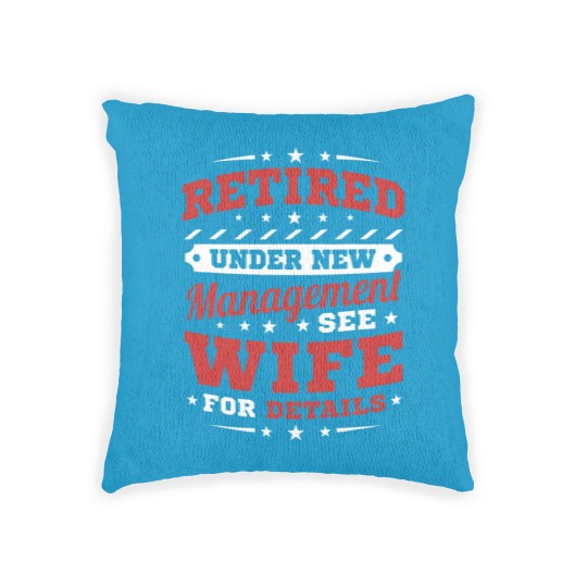 Discover Mens Retired Under New Management Woven Pillows