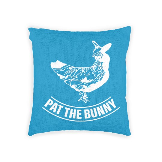 Discover pat the bunny chicken funny apparel Woven Pillows