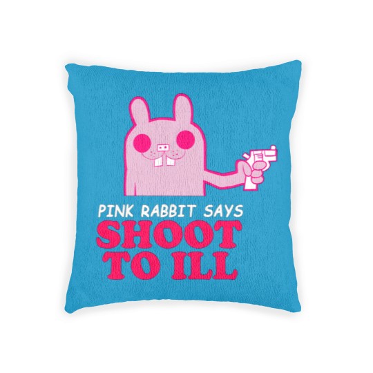 Discover Gorillaz - Pink Rabbit Says- Shoot to Ill89 Woven Pillows