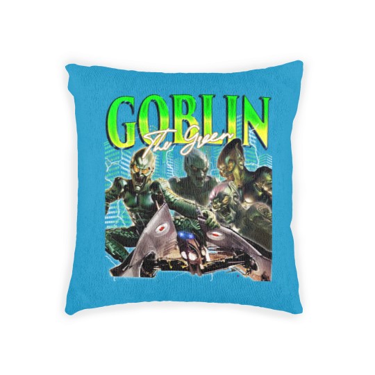 Discover THE GREEN GOBLIN Vintage Woven Pillows, The Green Goblin Homage Woven Pillows