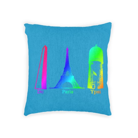 Discover Ypsilanti Water Tower Full Color Woven Pillows