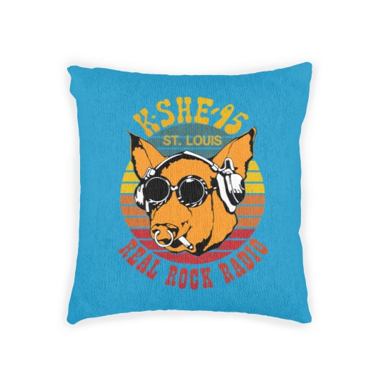 Discover Real Rock Radio Retro Woven Pillows