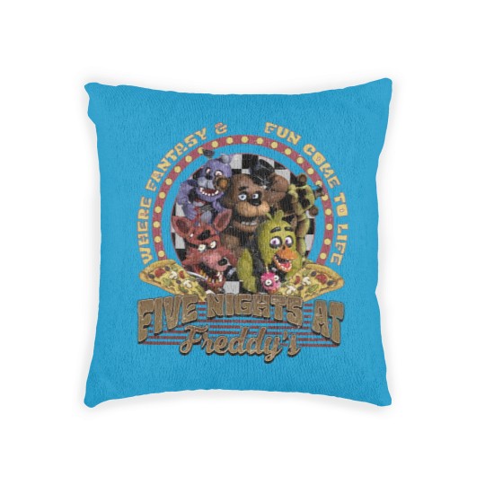 Discover Five Nights at Freddy Woven Pillows, Freddy Fazbear Bonnie Chica Foxy Woven Pillows, Fnaf Woven Pillows