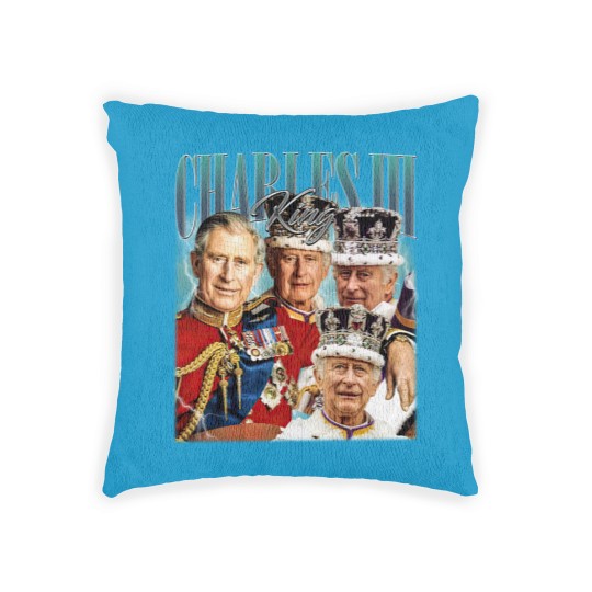 Discover Limited King Charles III Vintage Woven Pillows