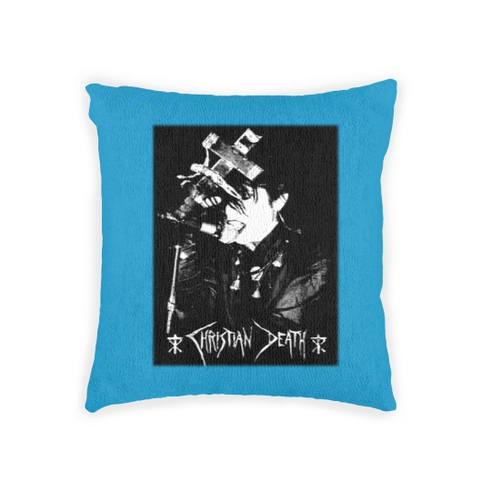 Discover Rozz Williams Chrisitan Death Woven Pillows