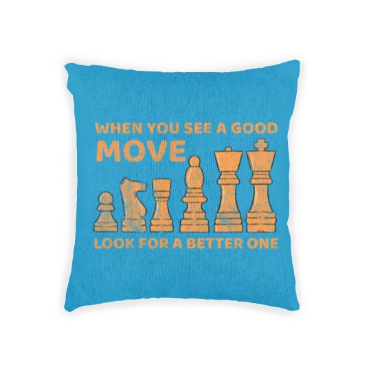 Discover Chess move Grandmaster spell Woven Pillows