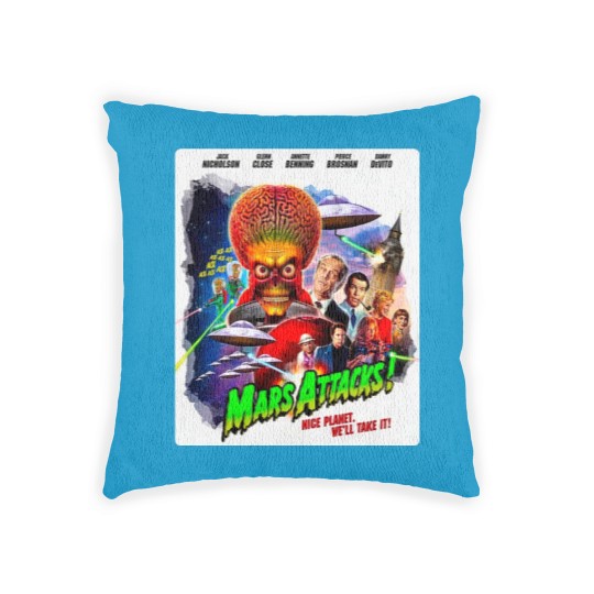 Discover Mars Attacks Soft Woven Pillows, Mars Attacks Movie Poster Woven Pillows