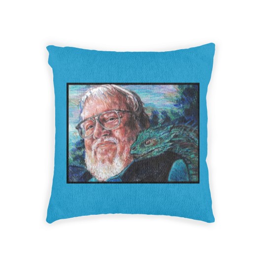 Discover George R R Martin Father Of Dragons Woven Pillows