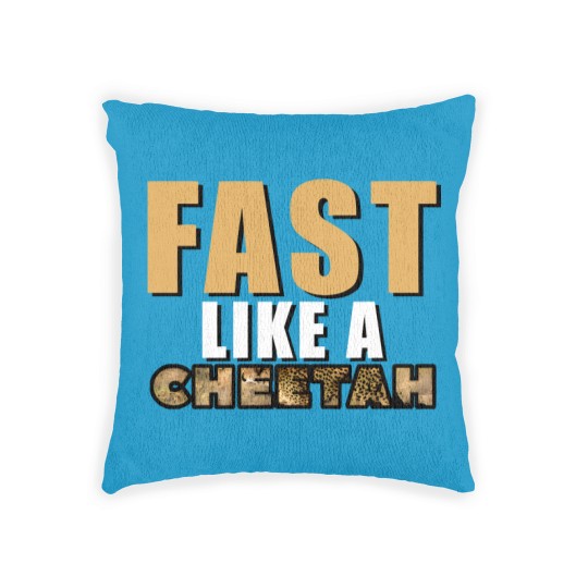 Discover Fast Like A Cheetah Woven Pillows