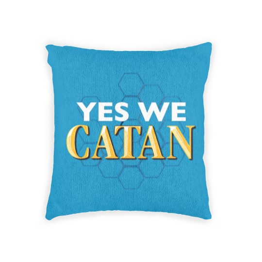 Discover Yes We Catan Woven Pillows