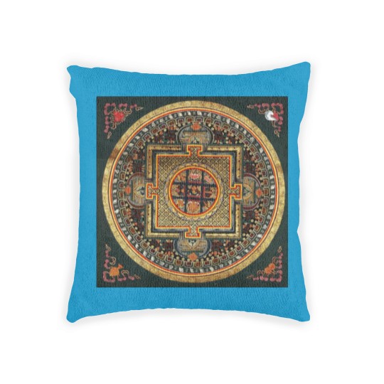 Discover Kalachakra Mandala Woven Pillows