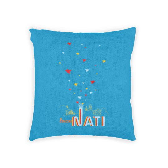 Discover cincinNATI, OH - Flying Pigs + Skyline Woven Pillows