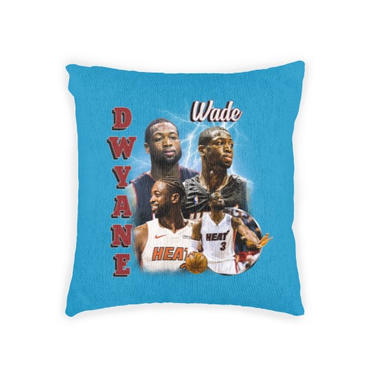 Discover Dwyane Wade Vintage Woven Pillows, Vintage 90s Graphic Style Dwyane Wade Woven Pillows