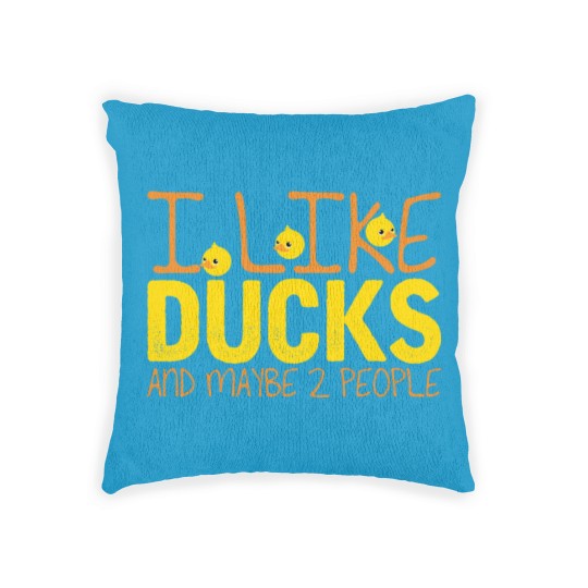 Discover Ducks Joke Pun People Duck Duckling Ducky Woven Pillows