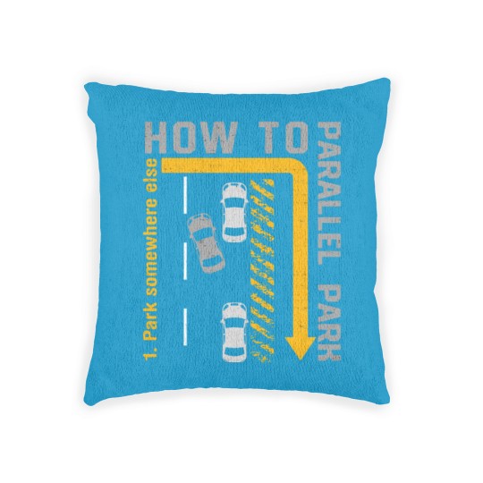 Discover New Drivers License Gift How To Parallel Park Woven Pillows