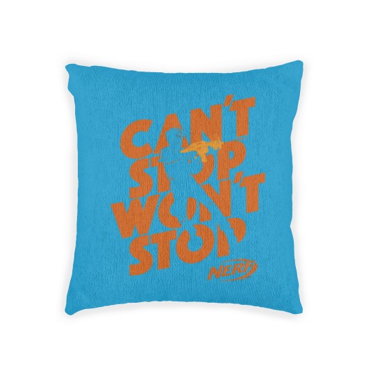 Discover Nerf Can'T Stop Won'T Stop Silhouette Woven Pillows