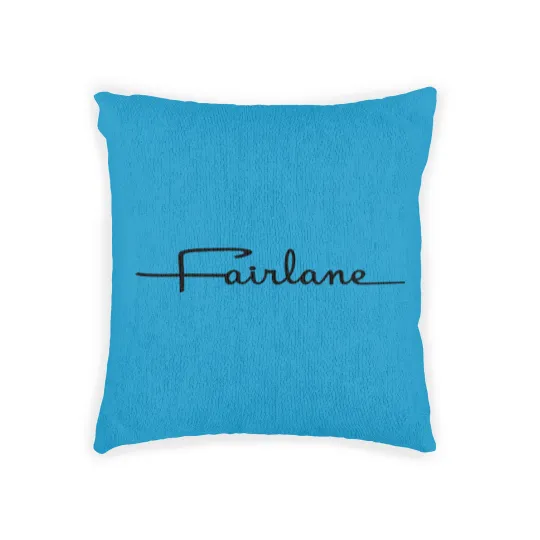 Discover Fairlane Script Woven Pillows
