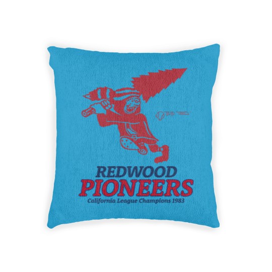 Discover Defunct Redwood Pioneers Baseball 1983 - California - Woven Pillows