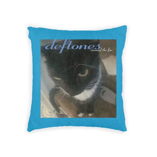 Discover Deftone Woven Pillows Deftone Cat Meme Woven Pillows Cattones Gift For Them