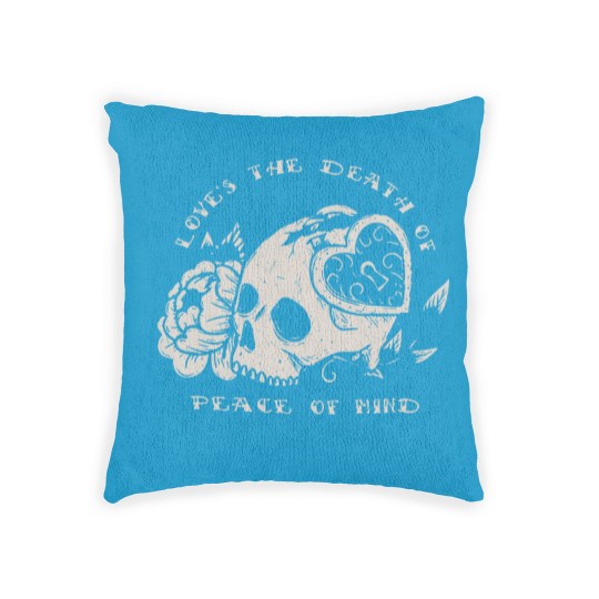 Discover Bad Omens Love's The Death Of Peace Of Mind Woven Pillows,