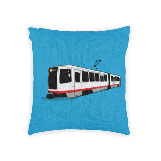 Discover J Church - San Francisco Muni Train Woven Pillows