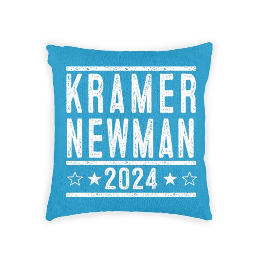 Discover Kramer Newman 2024 Election - funny fandom show humor gift Woven Pillows - XS-6XL - Adult Unisex Soft Woven Pillows
