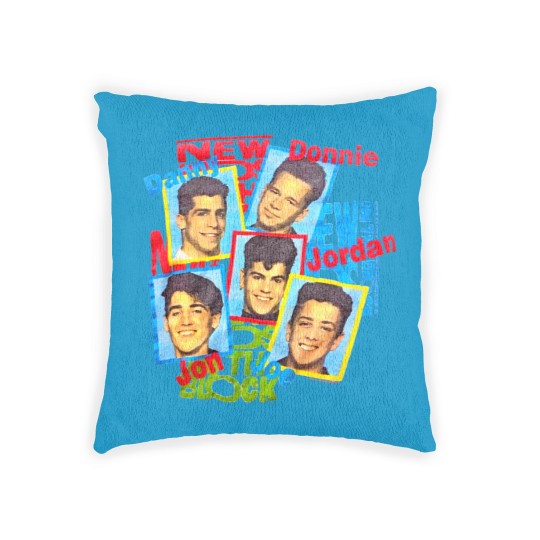 Discover NK on The Block Woven Pillows, Vintage NKOT Block Pink Woven Pillows