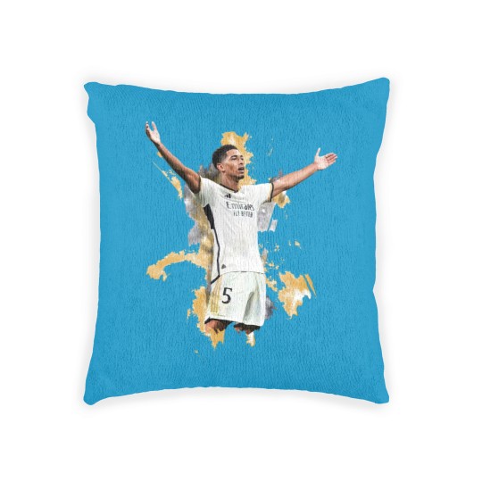 Discover Jude Bellingham - watercolor Woven Pillows