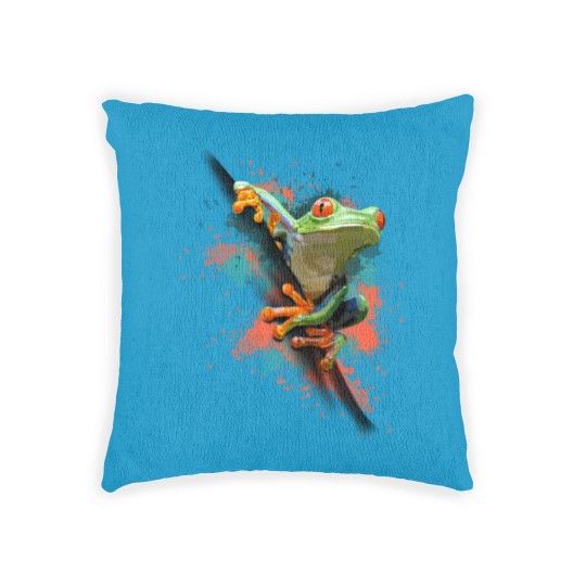 Discover Frog Woven Pillows, Frog Woven Pillows