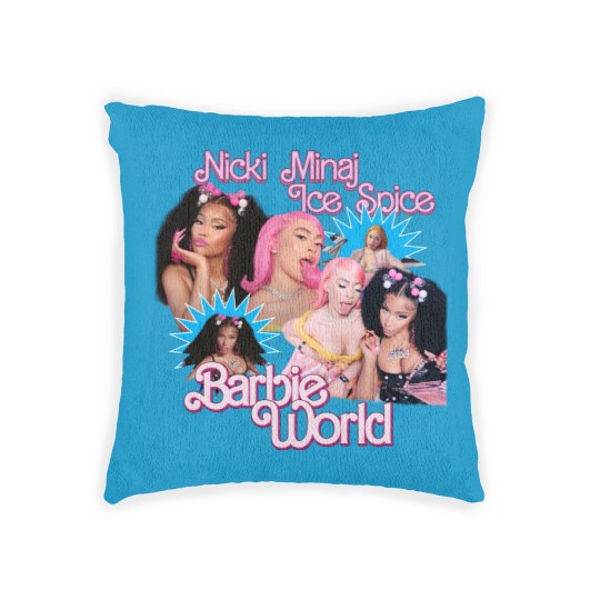 Discover Nicki Minaj x Ice Spice Barbie World Vintage Woven Pillows