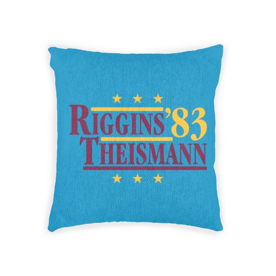 Discover Riggins & Theismann '83 Woven Pillows, Football Legends For President Fan Woven Pillows