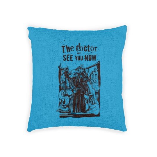 Discover Plague Doctor - Plague Doctor - Woven Pillows
