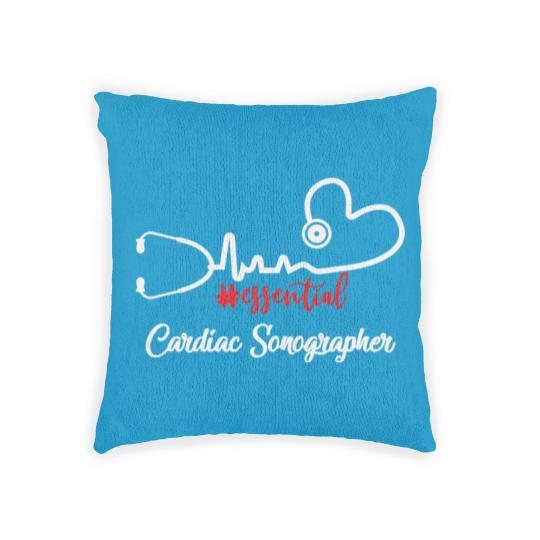 Discover Essential Cardiac Sonographer Heartbeat Gift For N Woven Pillows