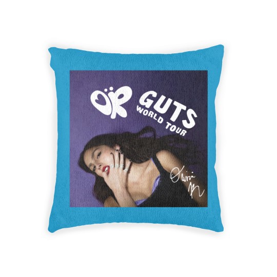 Discover Olivia Rodrigo GUTS World Tour 2024 Woven Pillows Olivia Rodrigo Retro Woven Pillows Gift Fans, Olivia Rodrigo GUTS Album Woven Pillows