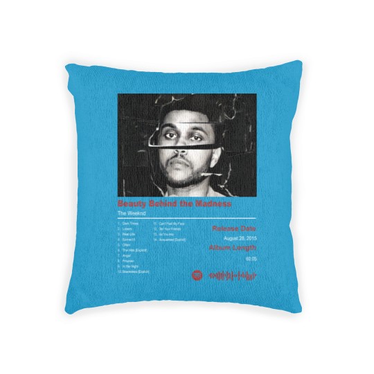 Discover Weeknds Beauty Behind the Madness Album Woven Pillows, Weeknds Retro Vintage