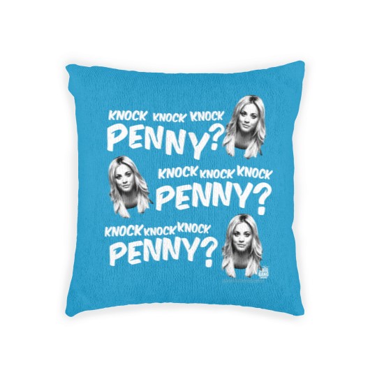 Discover the big bang theory knock knock knock penny t Woven Pillows